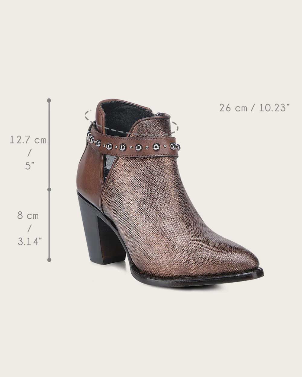 Ankle Gold Carunga Bootie