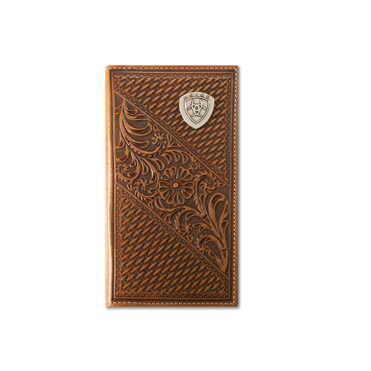 Ariat Men's Rodeo Style Tan Wallet