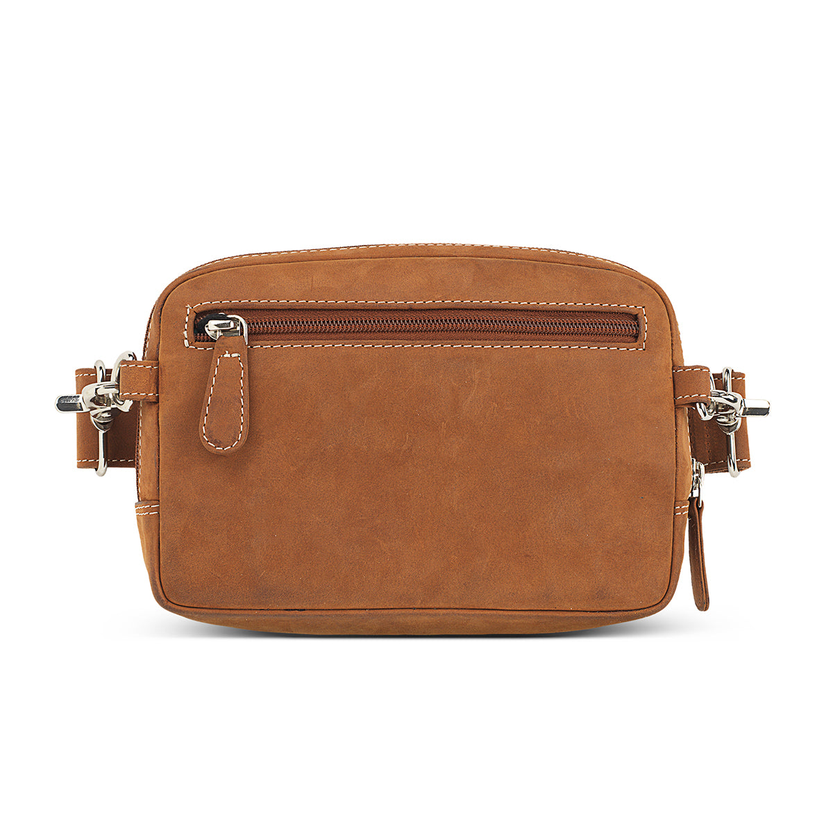 Back view of Ariat Gwen Brown Style Belt Bag in brown leather