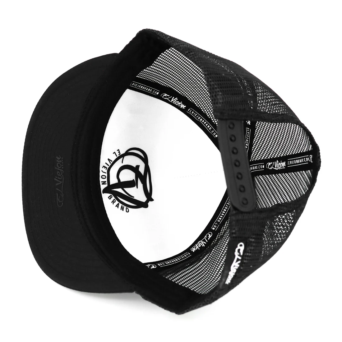 Muchacho Alegre Black Flat Visor Hat