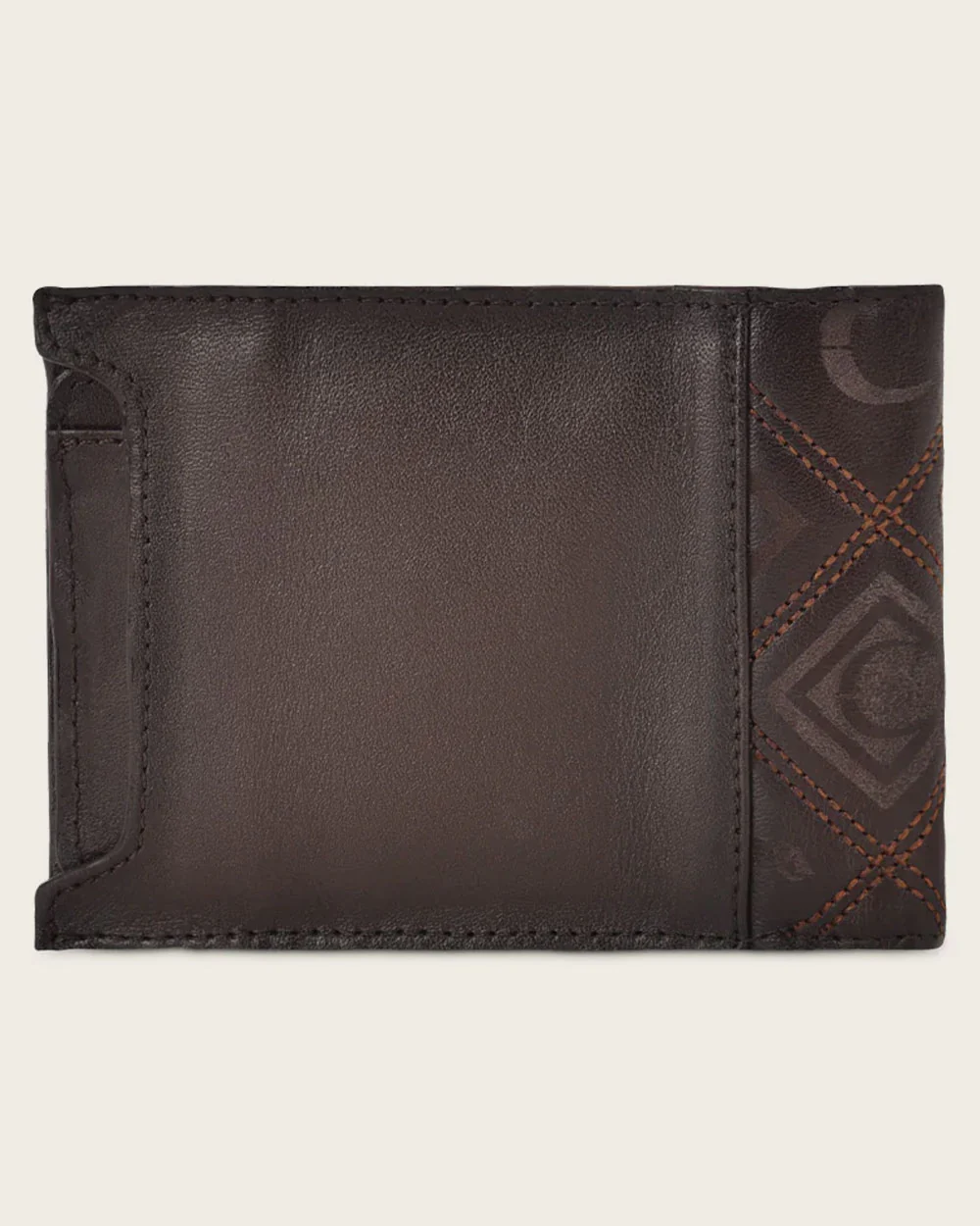 Brown Engraved Wallet