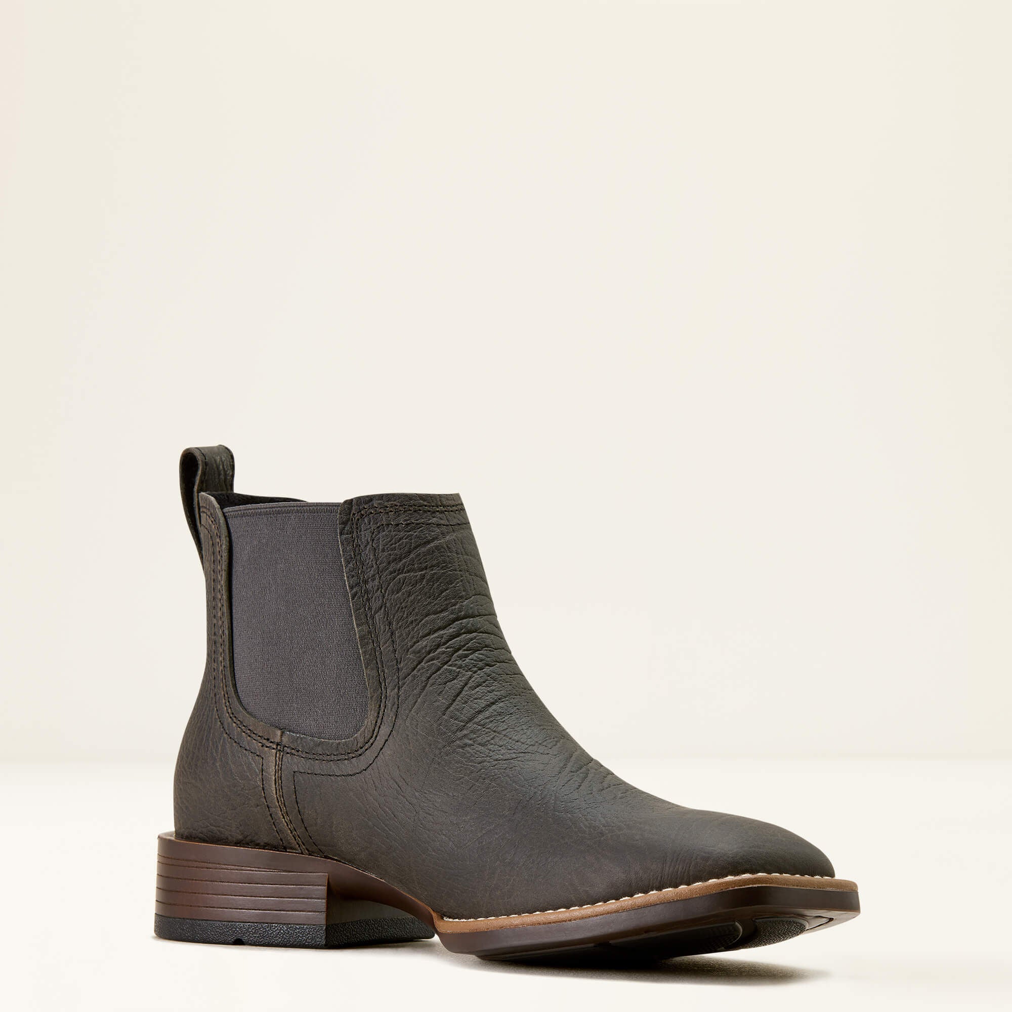 Booker Chelsea Wide Square Toe Western Boot