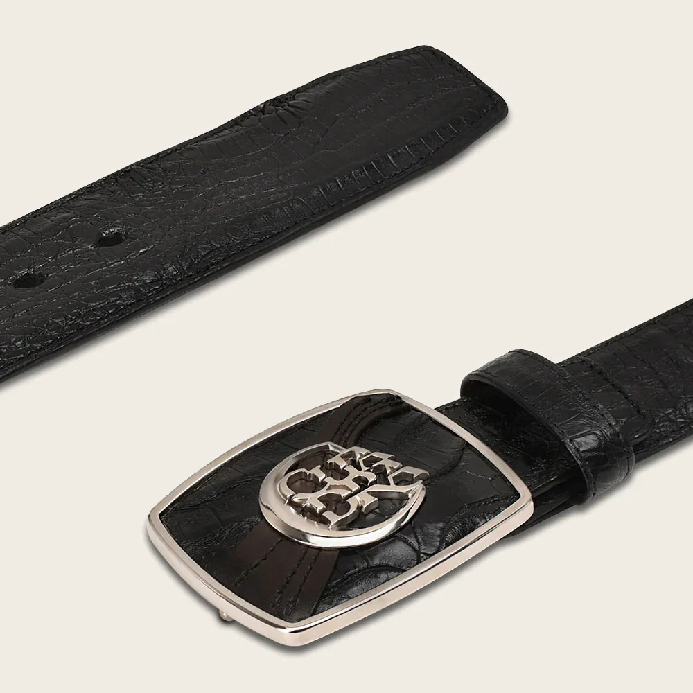 Black Engraved Ultra Exotic Belt