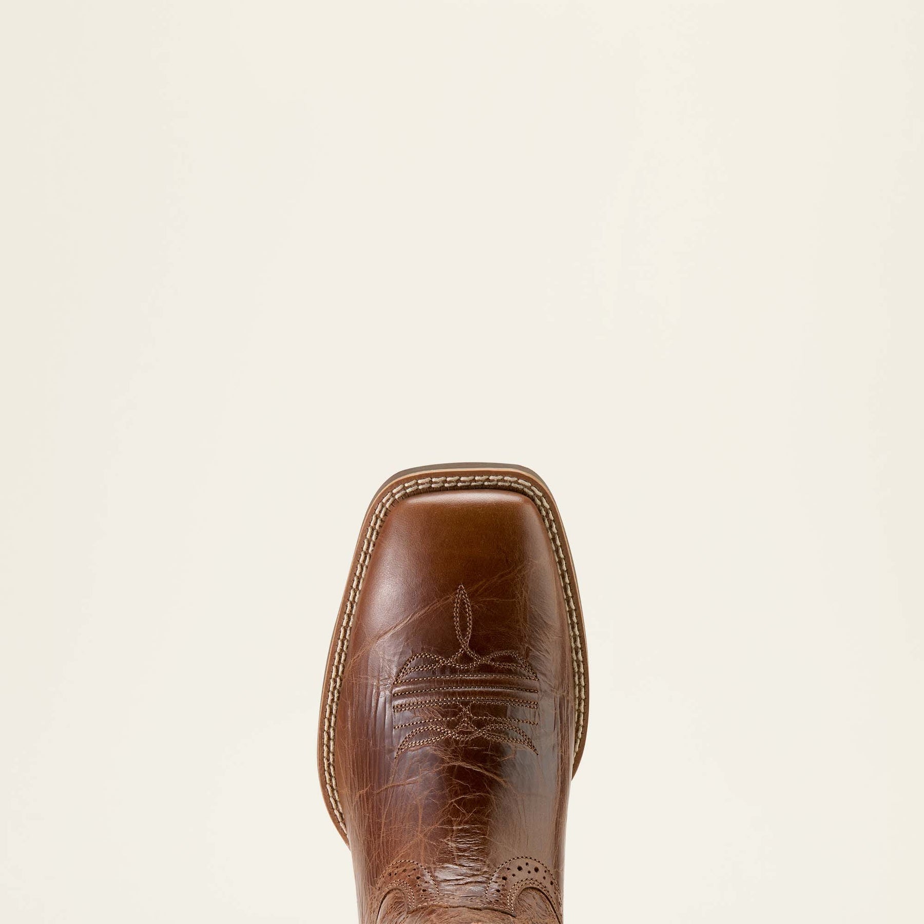 Bota vaquera deportiva de punta cuadrada ancha estilo western