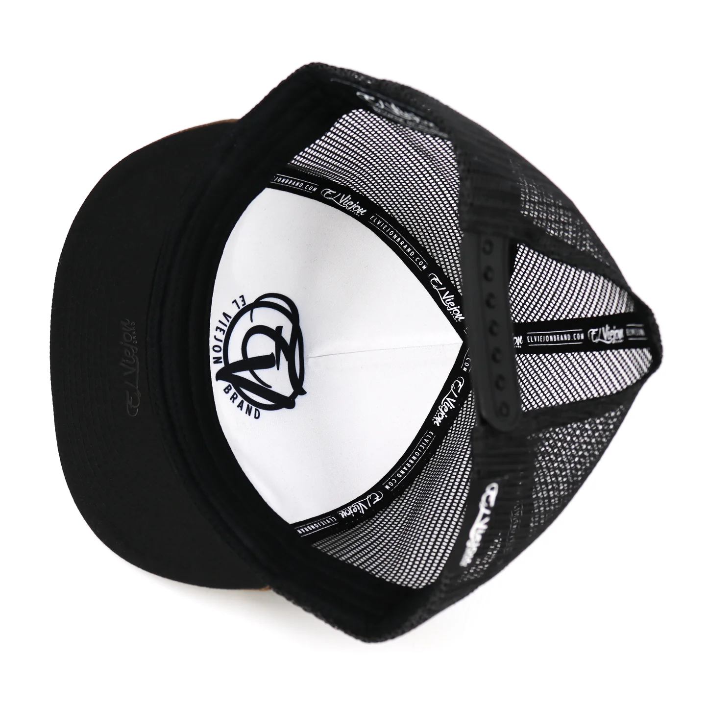 Cente Brown/Black Flat Visor Hat