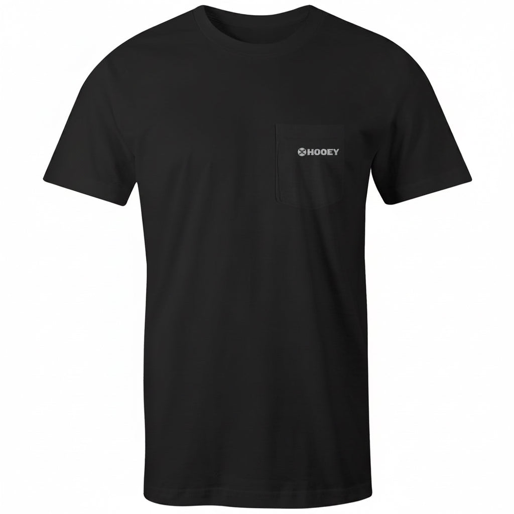 Hooey Zenith Black Multi Color Aztec T-Shirt front view with large chest graphic