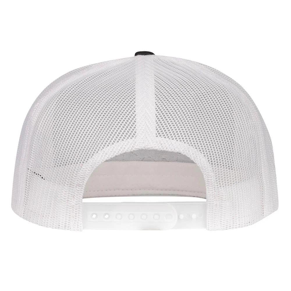 Black & White Sunrise Bull Classic Five Panel Trucker Hat