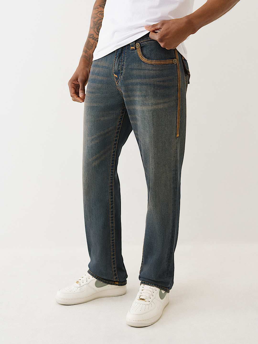 Ricky Straight Super T Flatlock Jean 34”