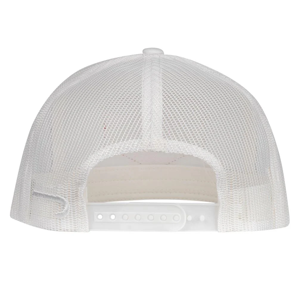 White Red Ranch Classic Five Panel Trucker Hat