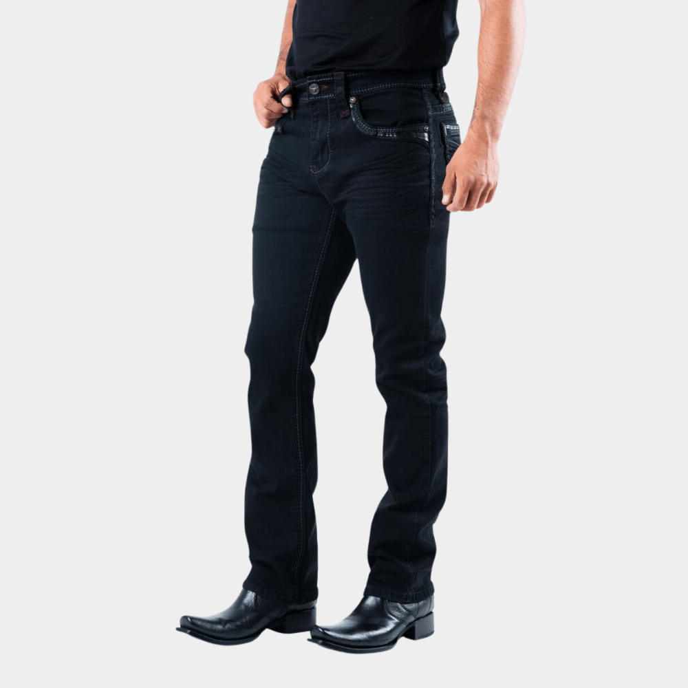 Holt Black Straight Leg Jeans