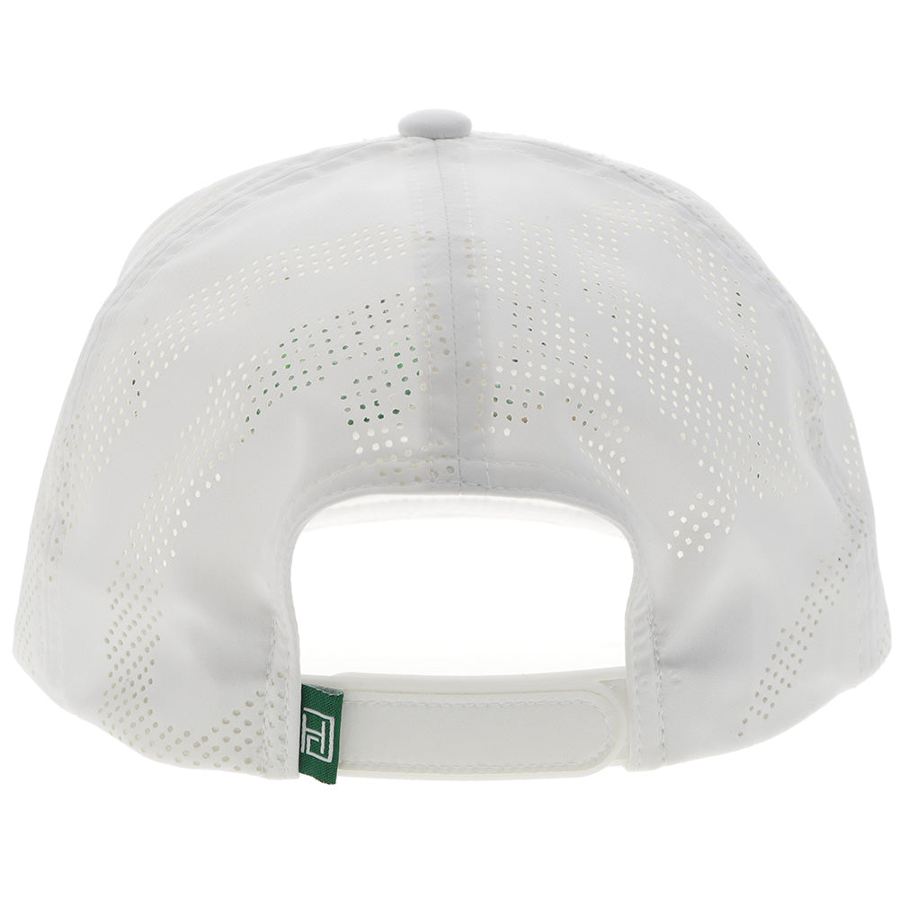 Hooey Rank Stock Black Hat back view with snapback closure