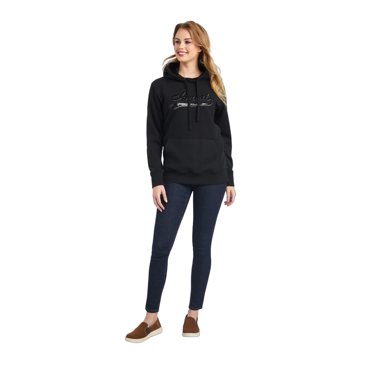 REAL Sequin Logo Hoodie