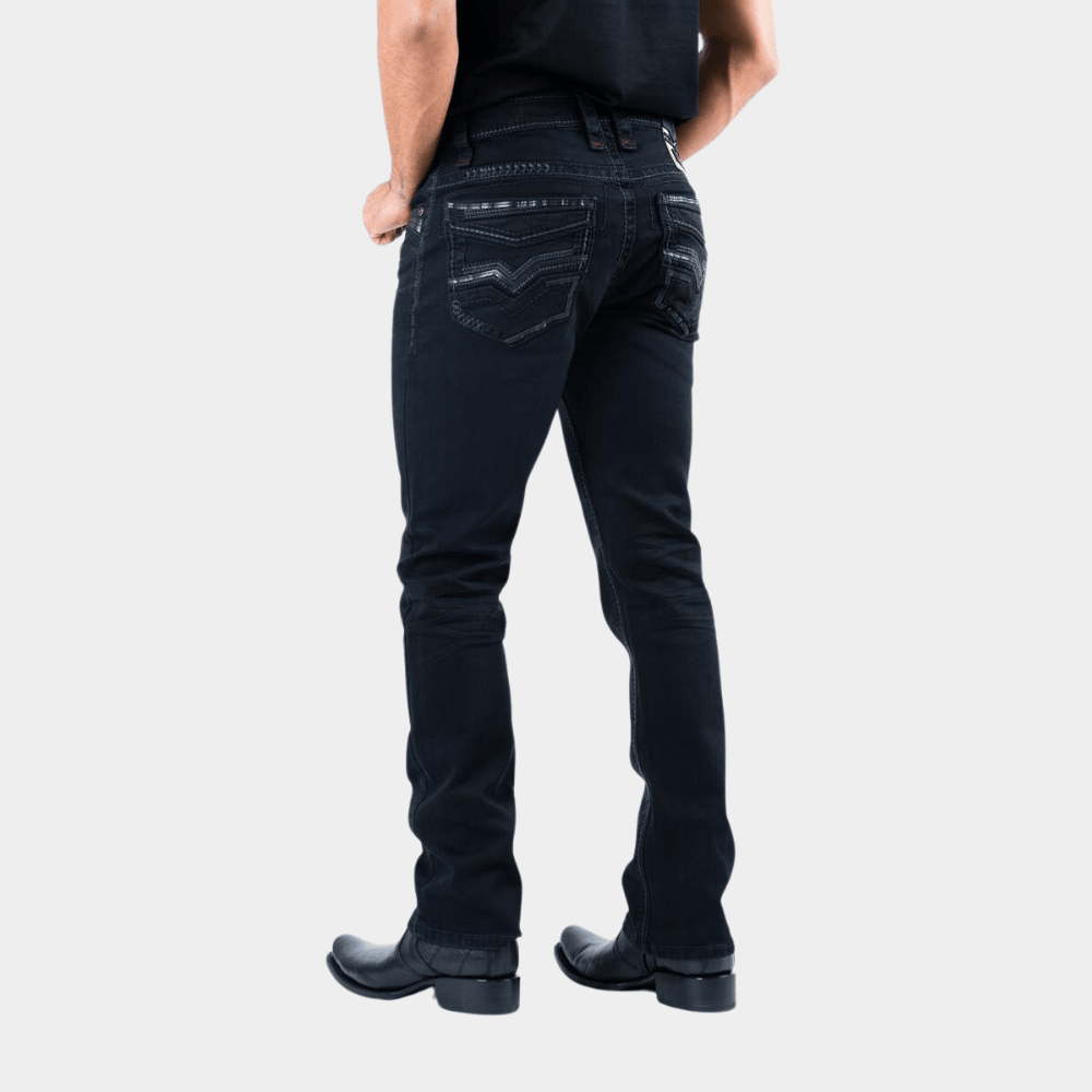 Holt Black Straight Leg Jeans