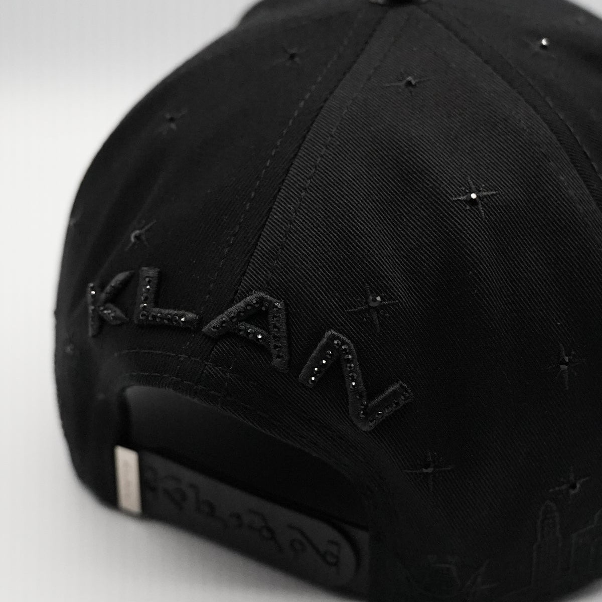 Back view of Bigg Boss LA Flame Black Klan Hat
