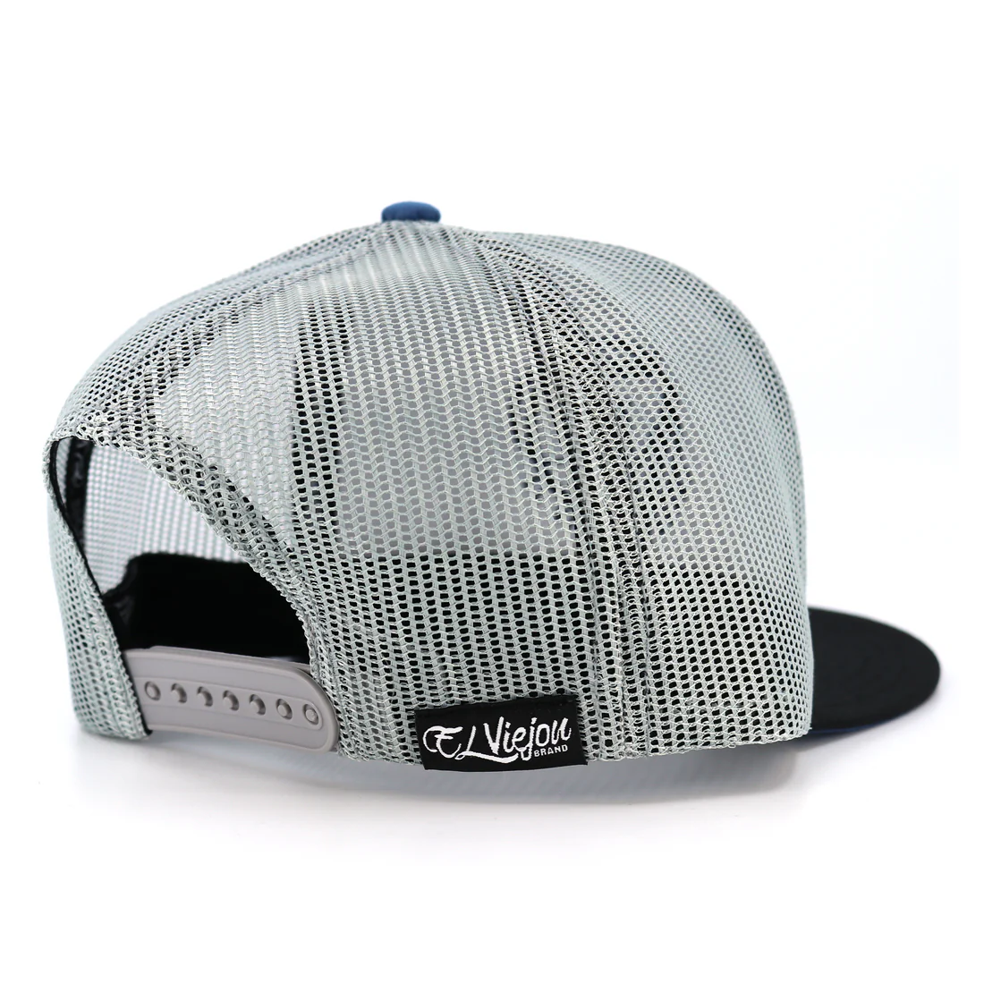Gordito Y Barbon Black/Blue/Grey Flat Visor Hat