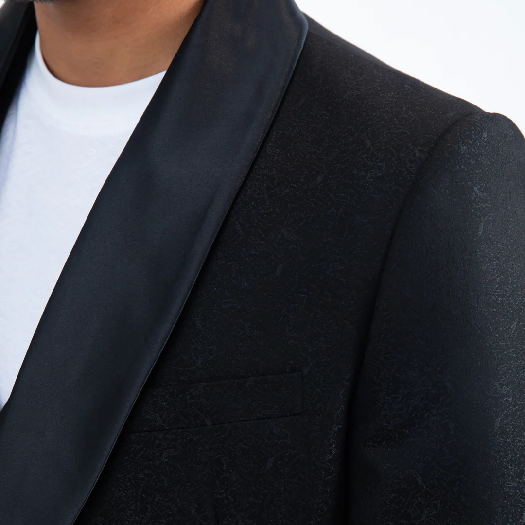 Men's Double-Breasted Shawl Lapel Tuxedo Blazer & Vest