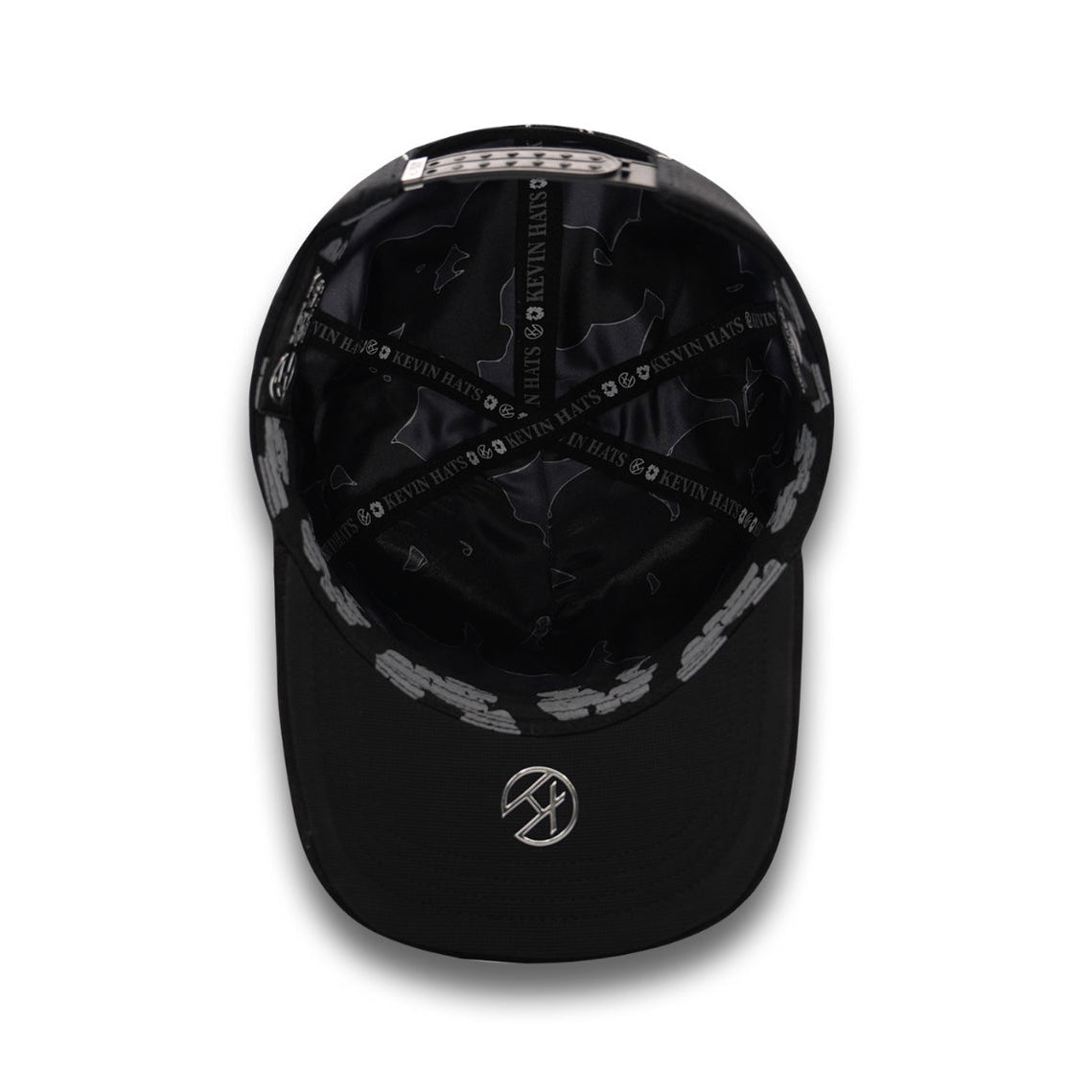 Top underneath view of Bigg Boss LA Nuves Hat in black