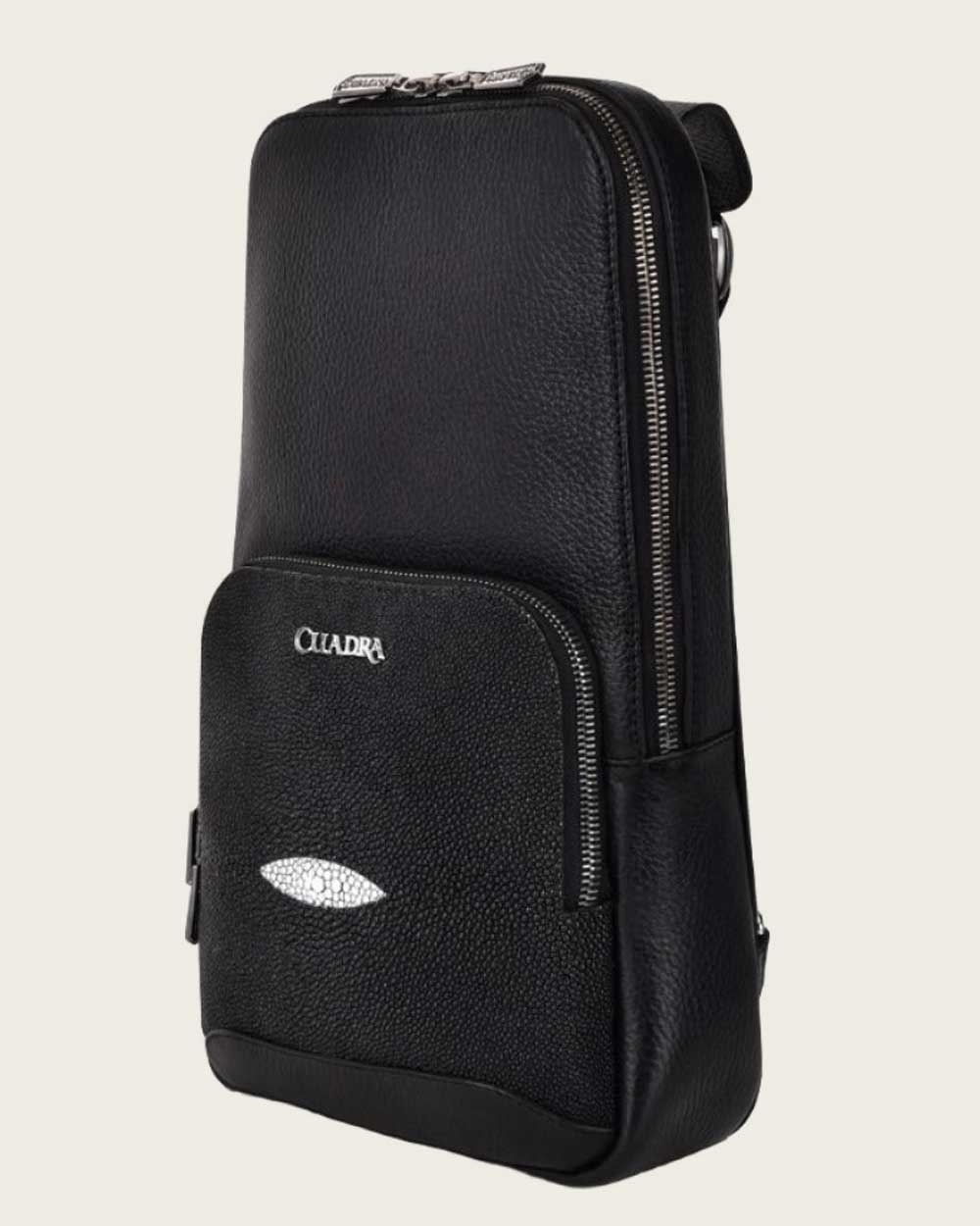 Black Leather Shoulder Bag