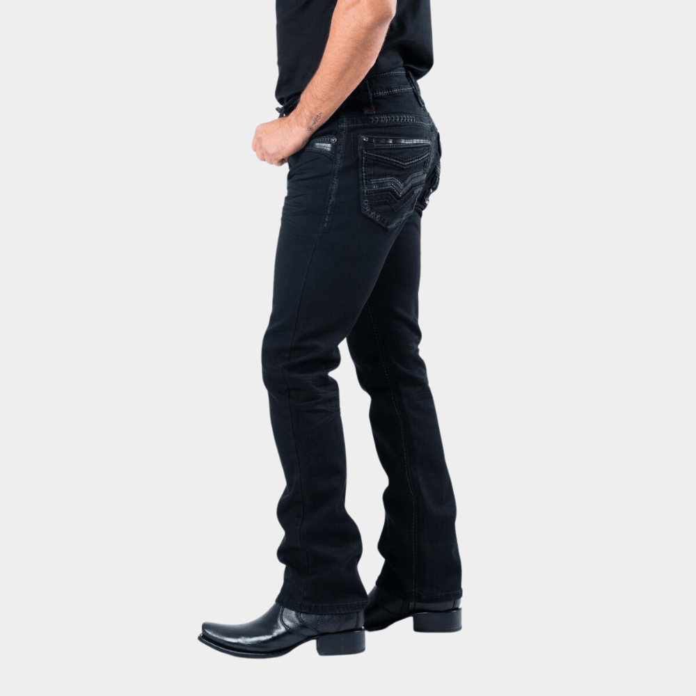 Holt Black Straight Leg Jeans