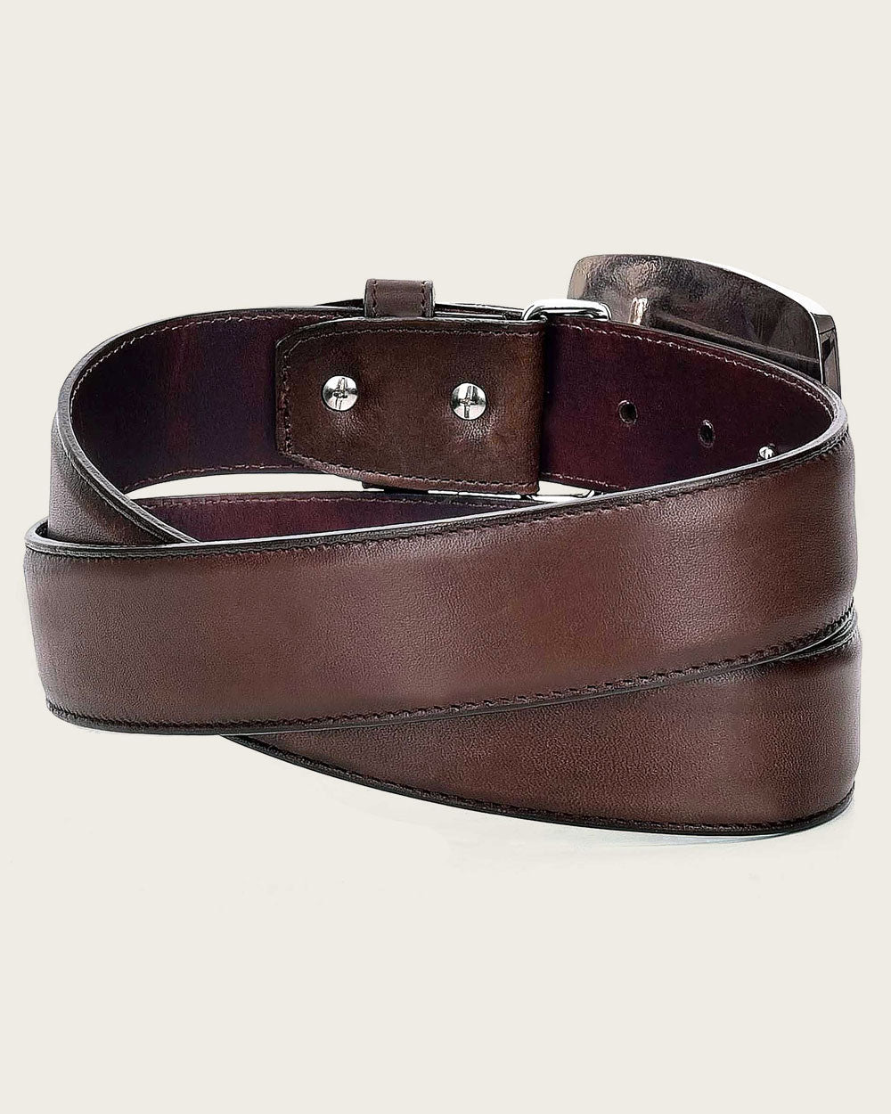 Brown Western Bovine Belt