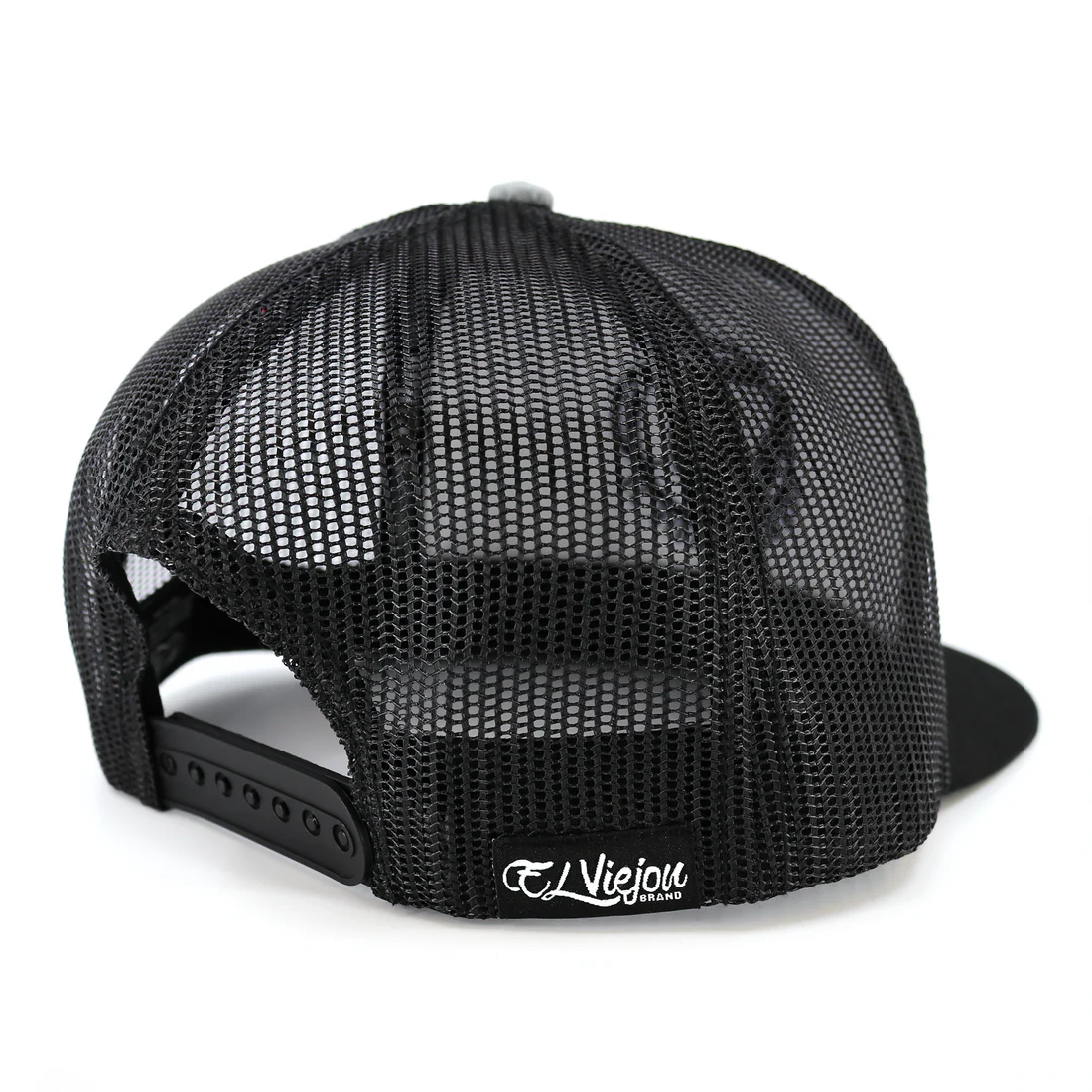 Gorra de visera plana negra/gris/negra Al 100