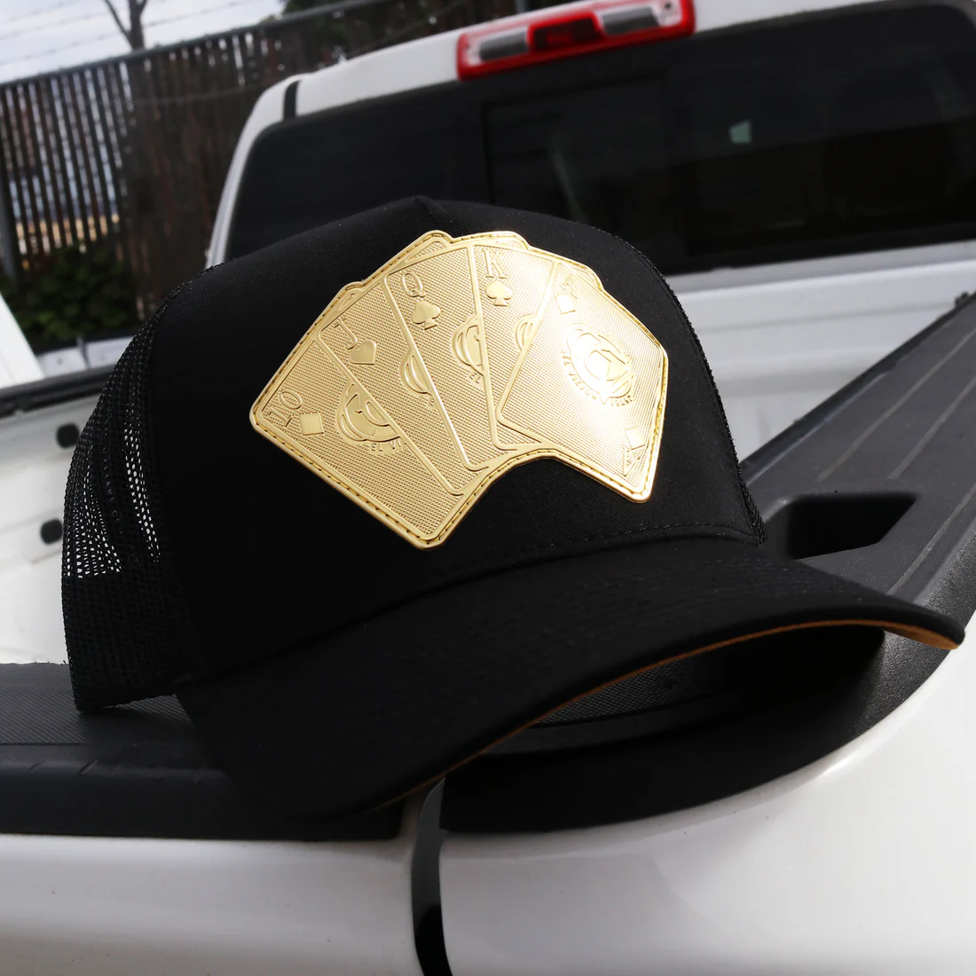 Sombrero Avc Baraja De Oro Negro