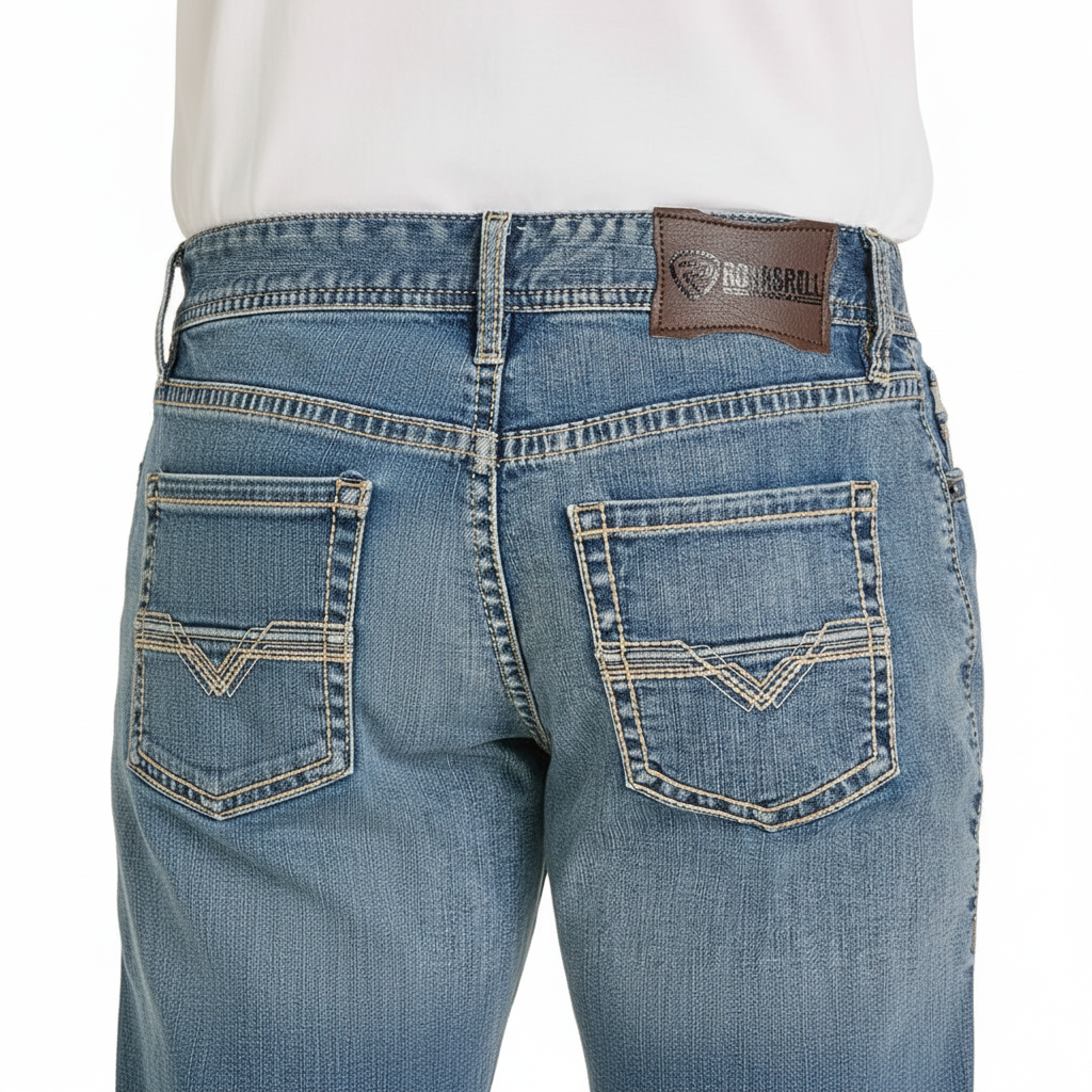 Relaxed Fit Classic Stitch Stackable Bootcut Jeans