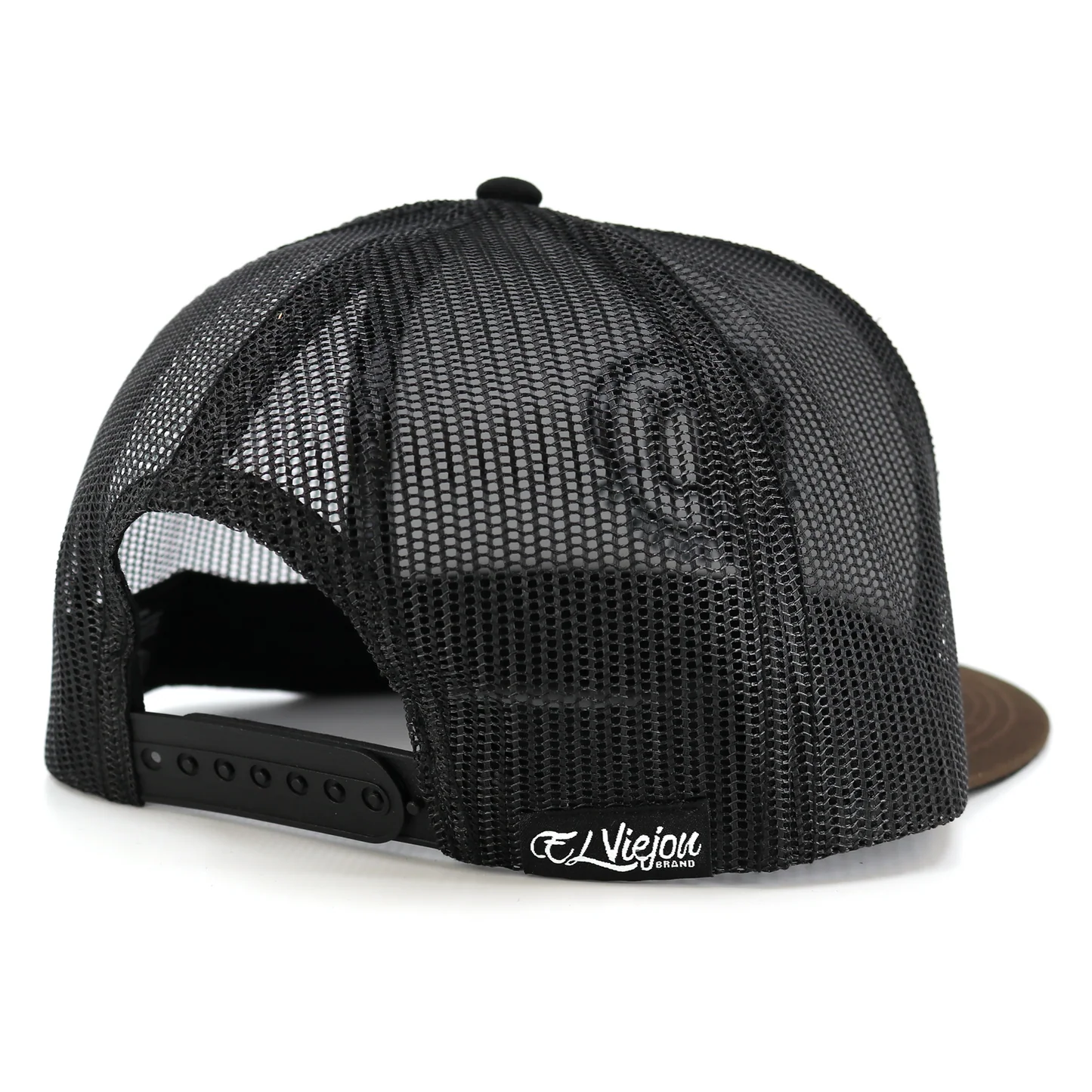 Cente Brown/Black Flat Visor Hat