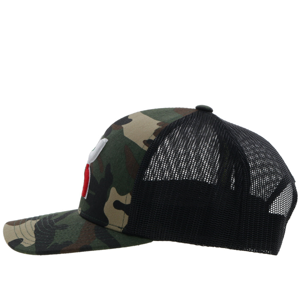 "Boquillas" Camo/Black Hat