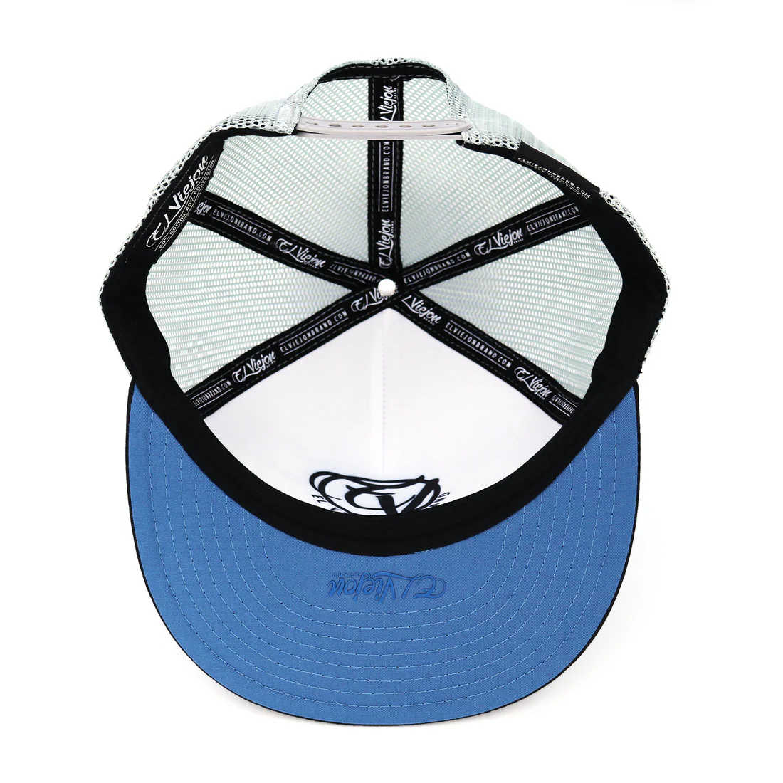 Gordito Y Barbon Black/Blue/Grey Flat Visor Hat