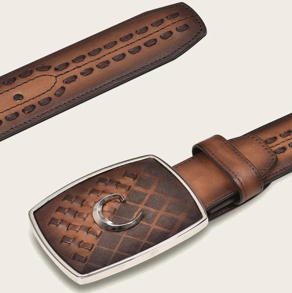 Honey Western Bovine Belt