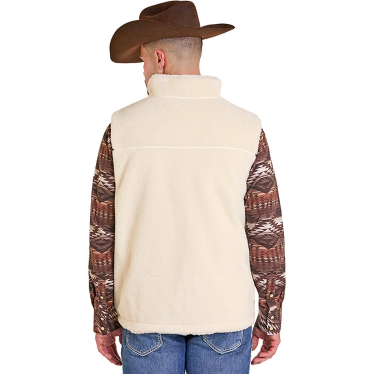 Denim Reversible Puffer Vest