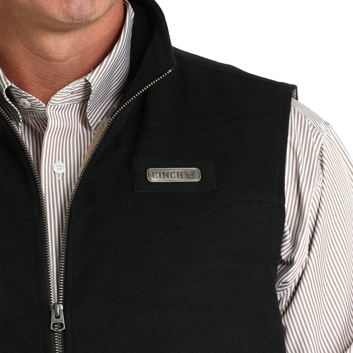 Cinch Mens Concealed Carry Wooly Vest