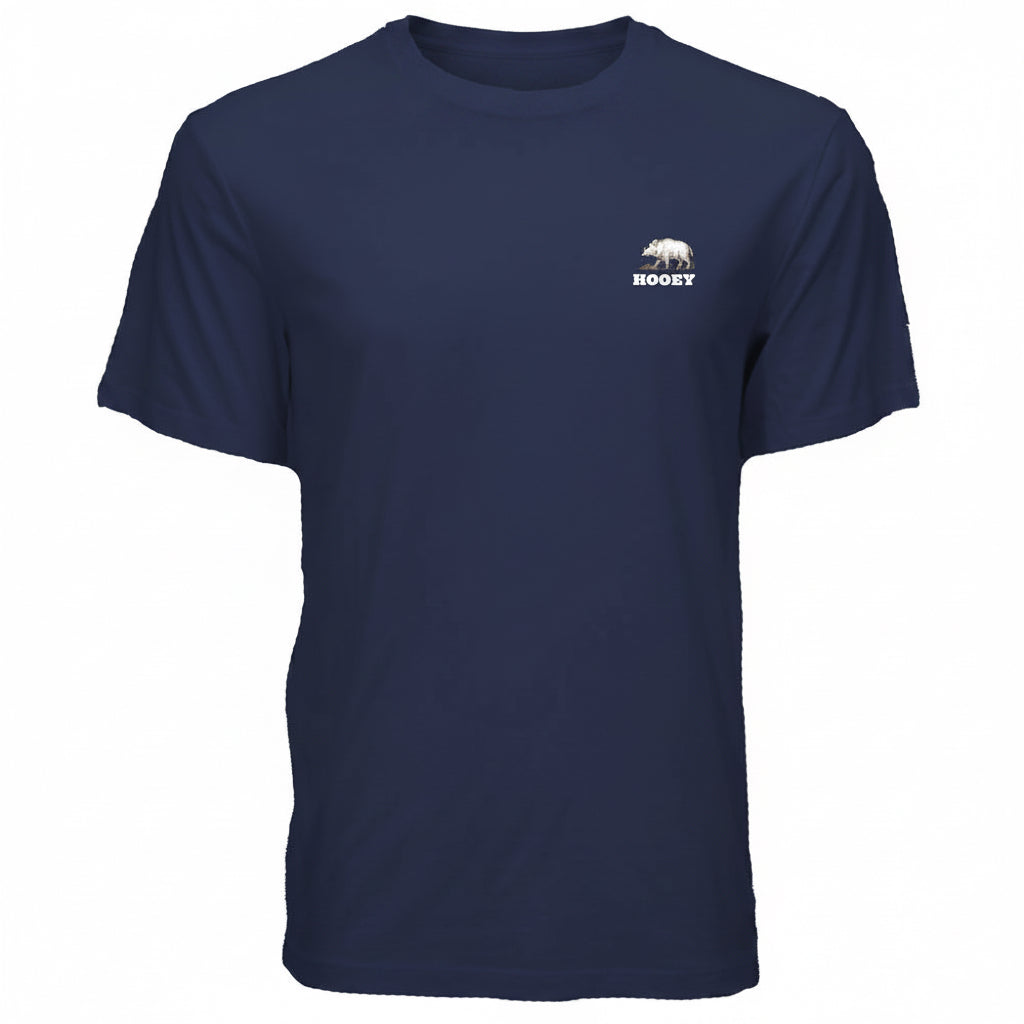 Hooey Javelina T-Shirt front view in navy with small chest logo