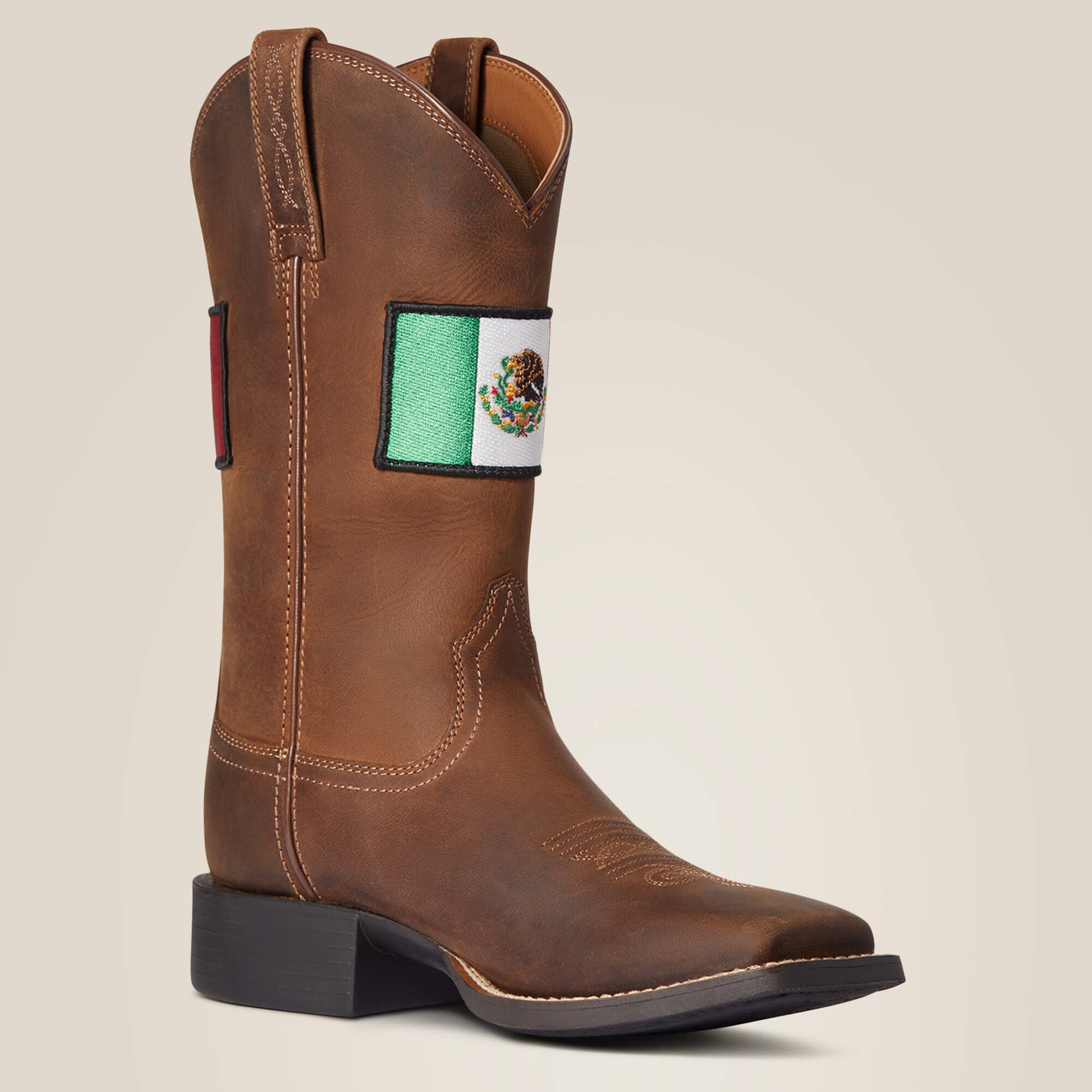 Round Up Orgullo Mexicano Western Boot