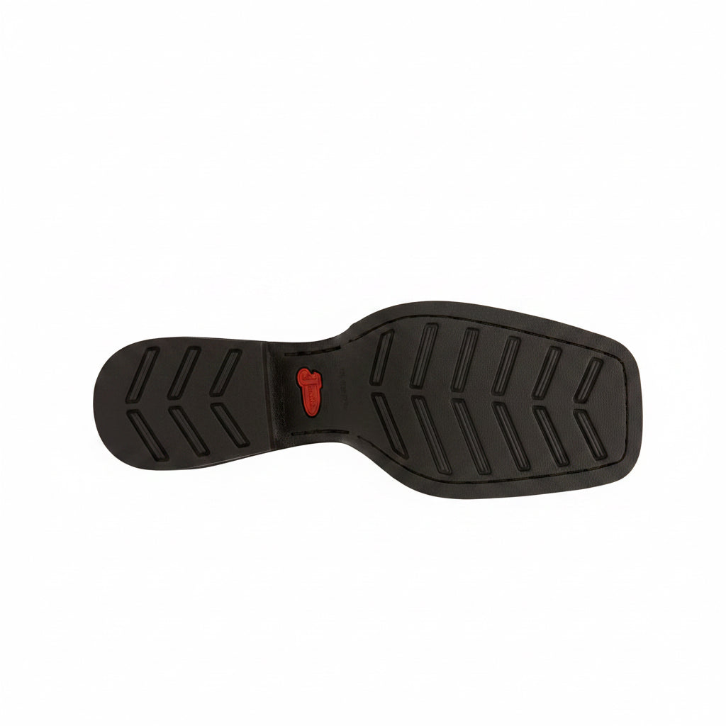 Outsole view of Justin Chet 11 Western Boot