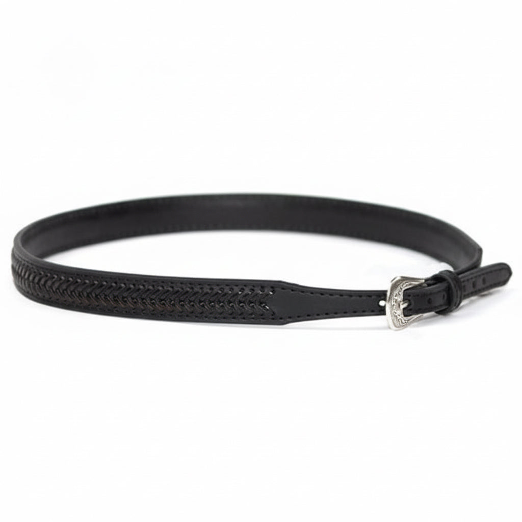3/4 Genuine Leather Laced Hatband
