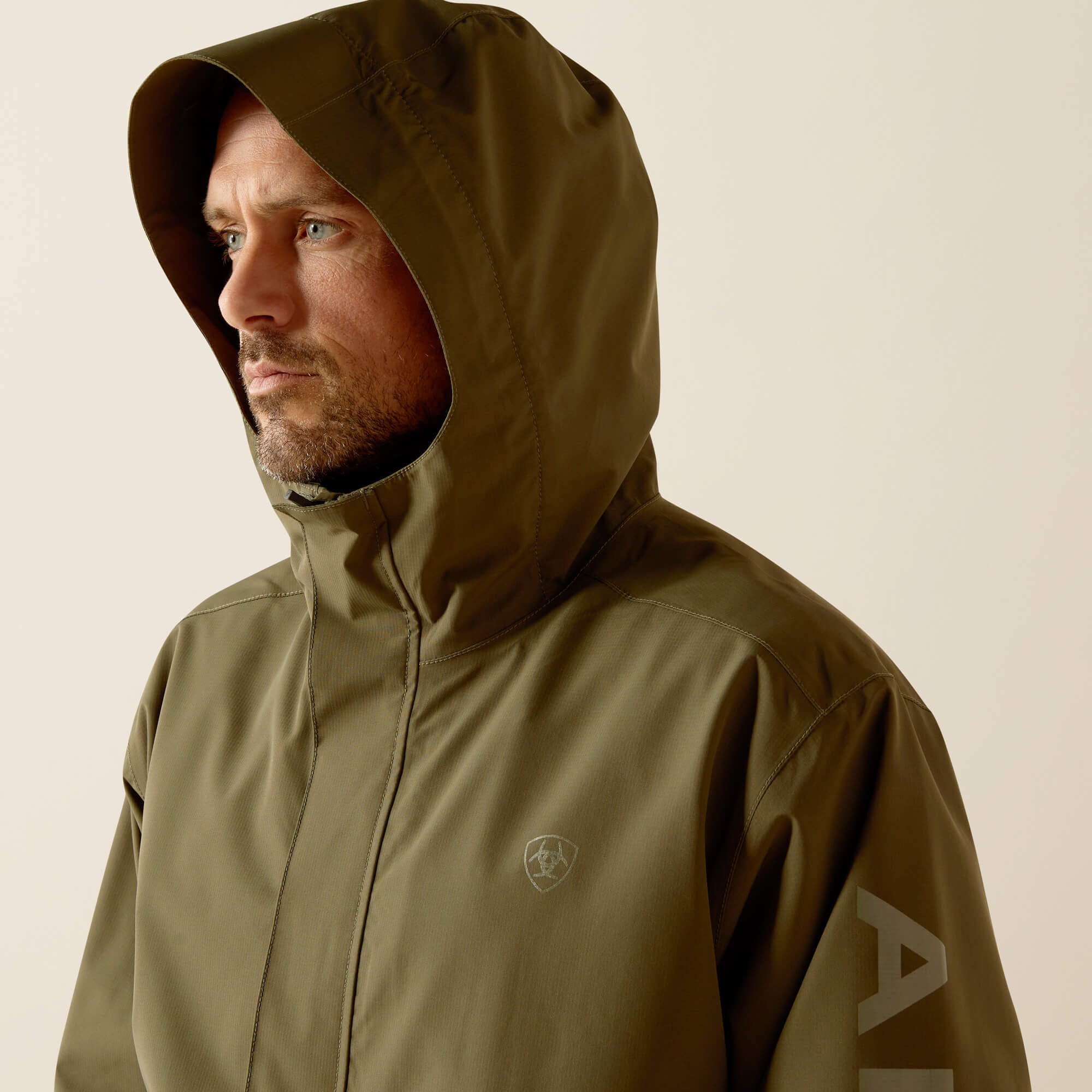 Rebar Stormshell Logo Waterproof Jacket