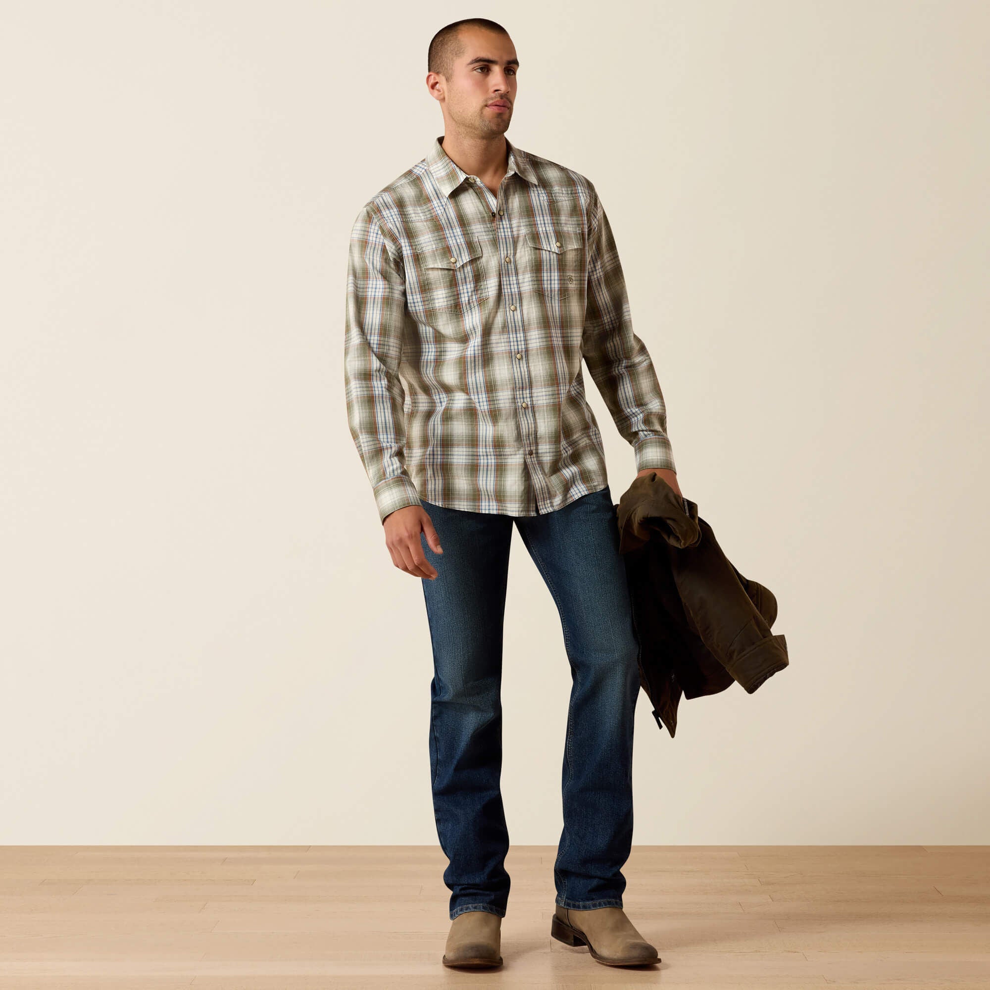 Retro Holt Fitted Snap Shirt