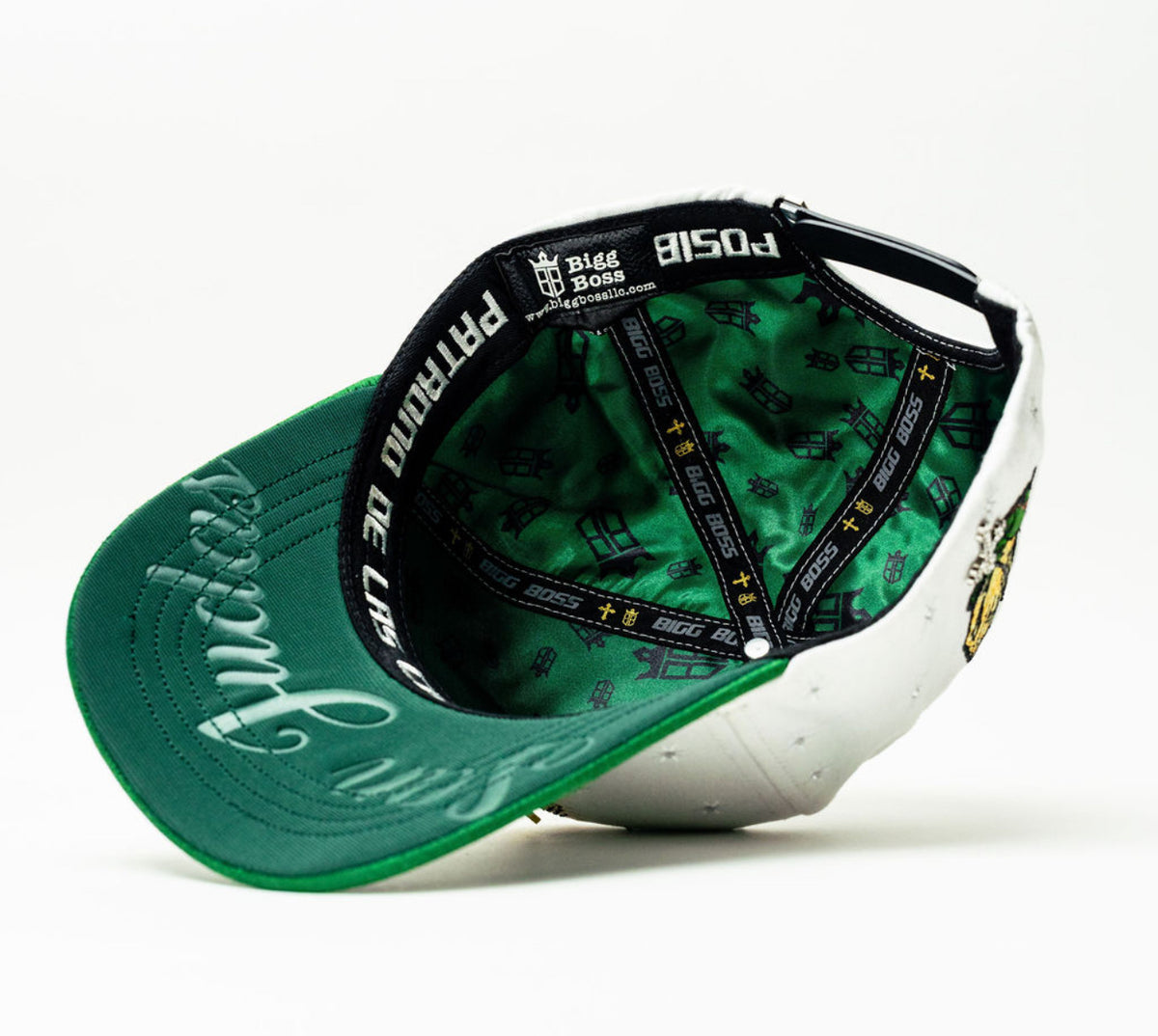 San Judas Cristal White Hat