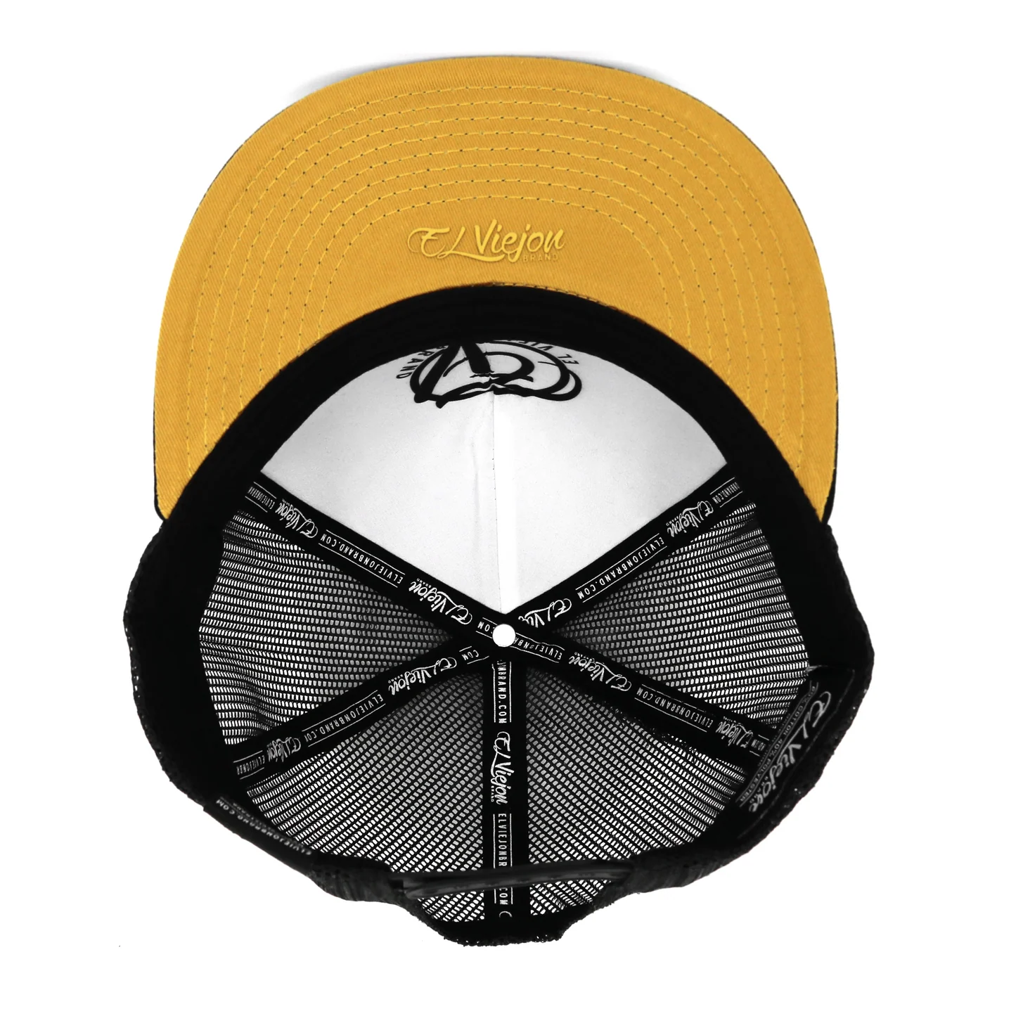 Baraja De Oro Black Flat Visor Hat