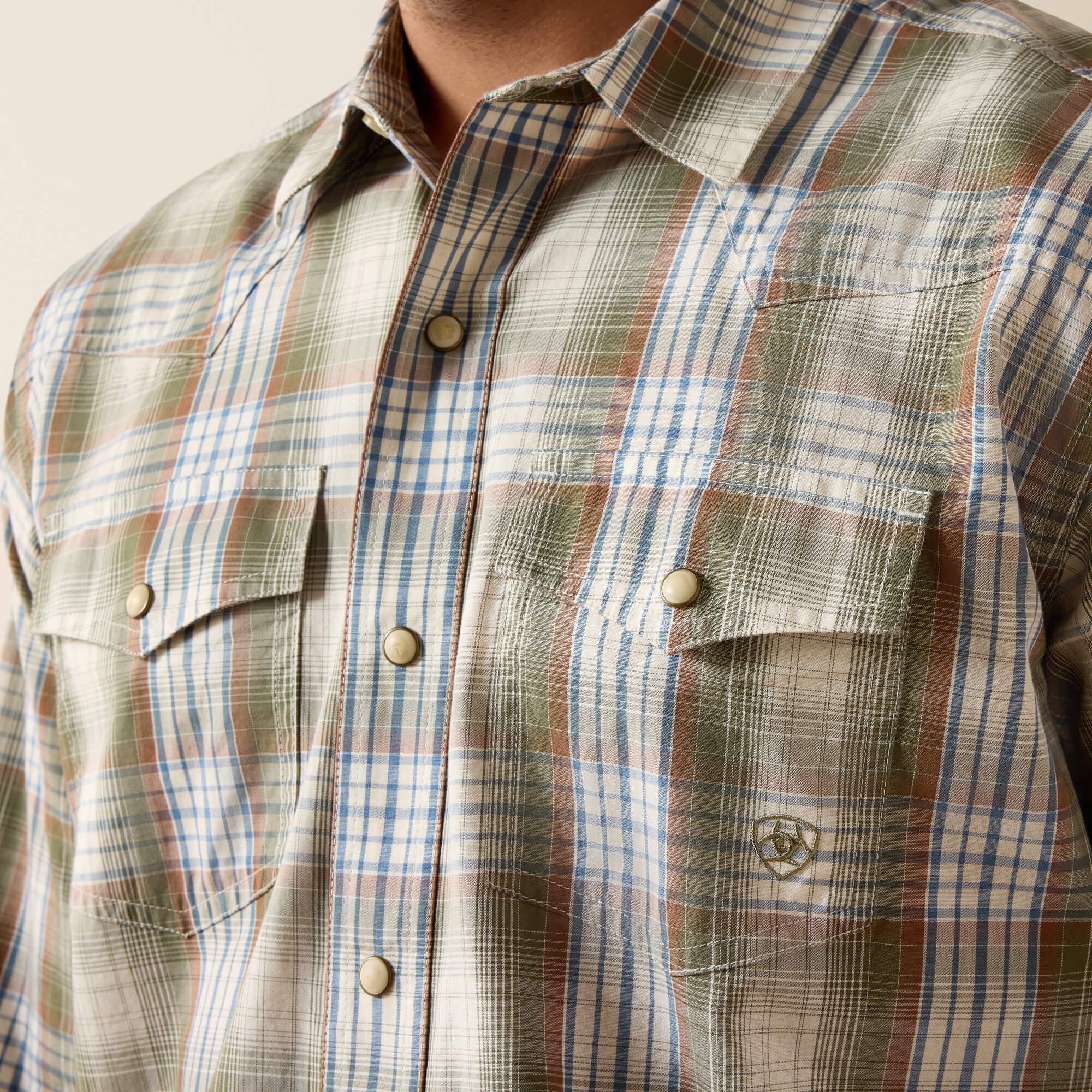 Retro Holt Fitted Snap Shirt