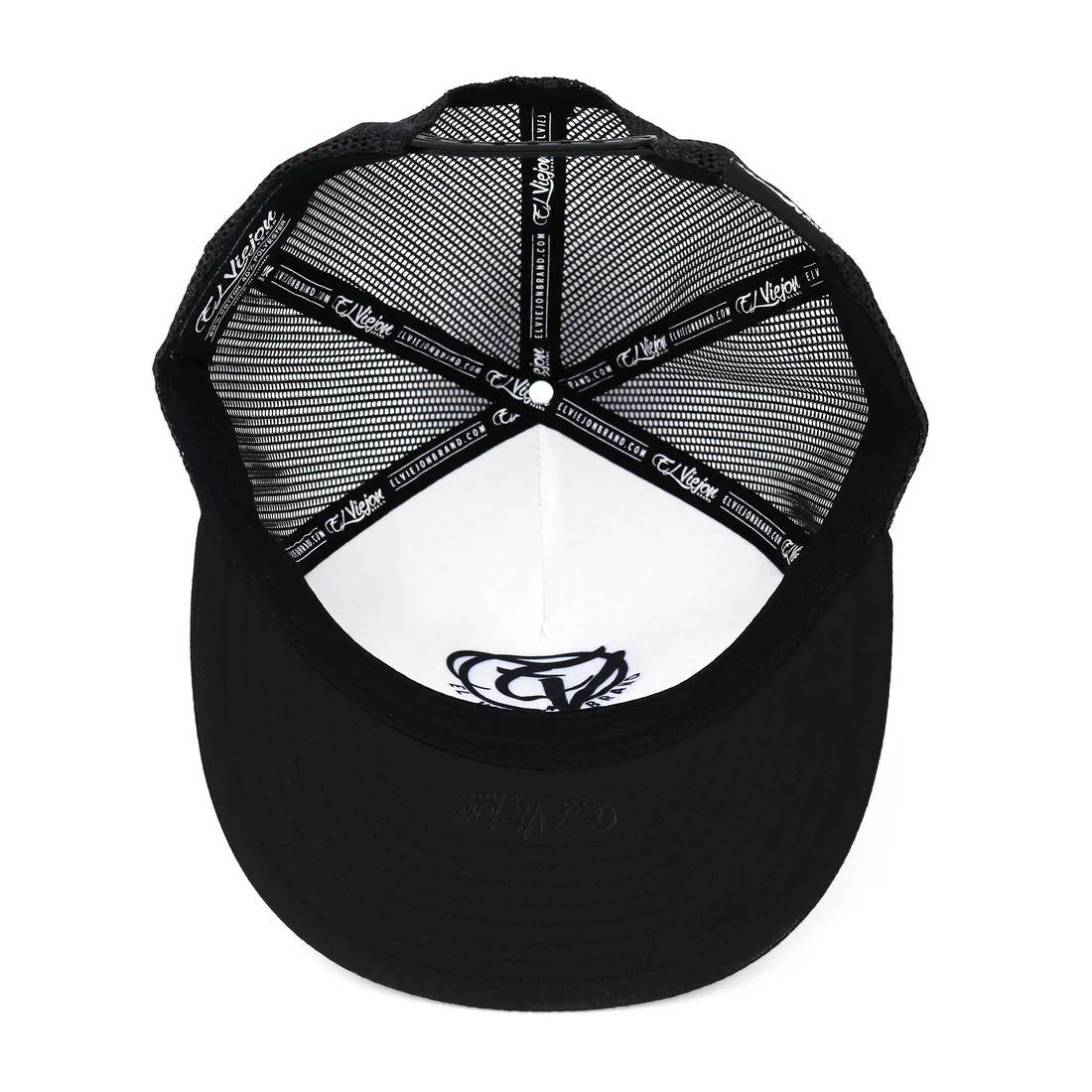 Muchacho Alegre Black Flat Visor Hat