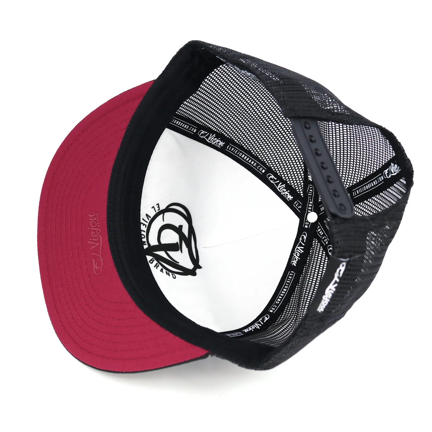 La Original Black Flat Visor Hat