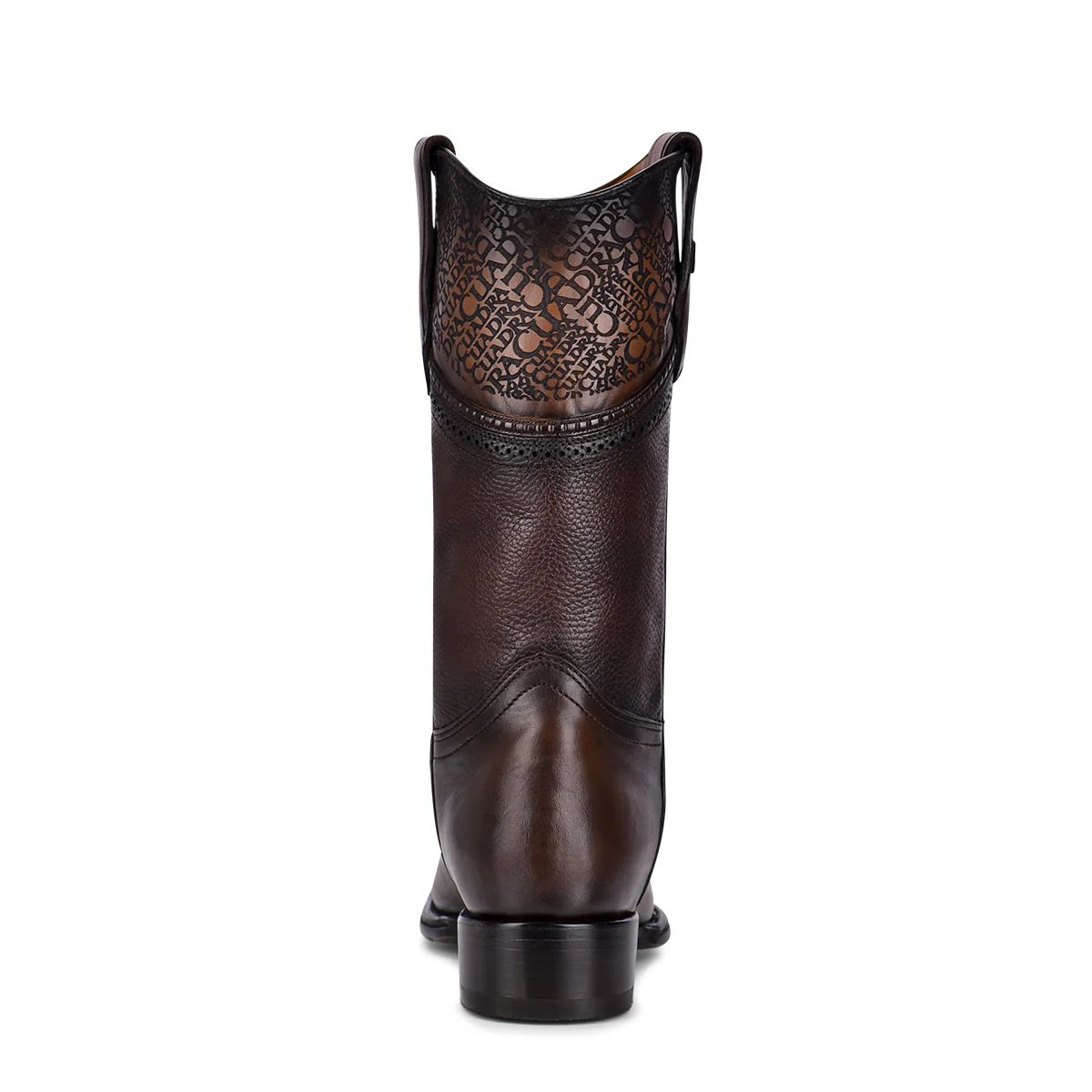 Genuine Caiman Belly Leather Narrow Square Toe Boot