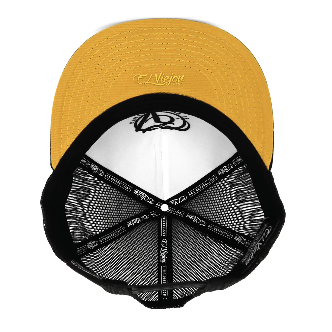 El Cente Black Flat Visor Hat