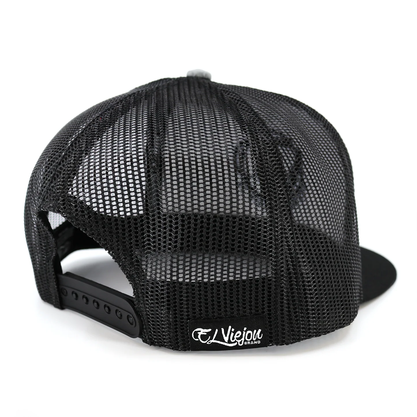 Al 100 Grey Black Flat Visor Hat
