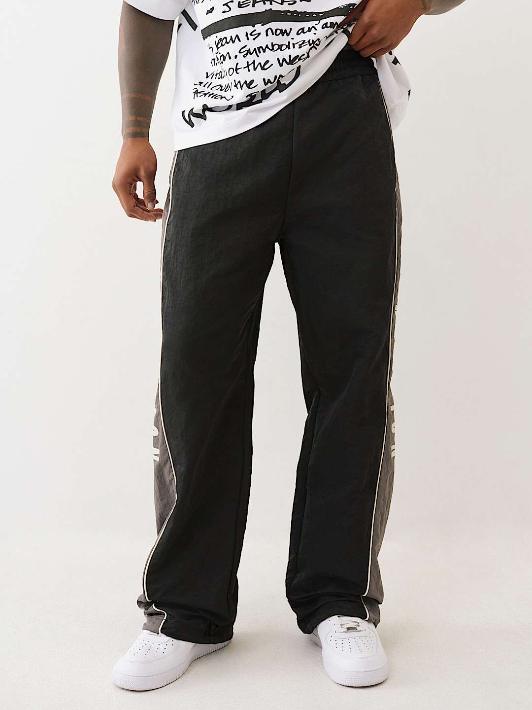Color Blocked Nylon Jogger