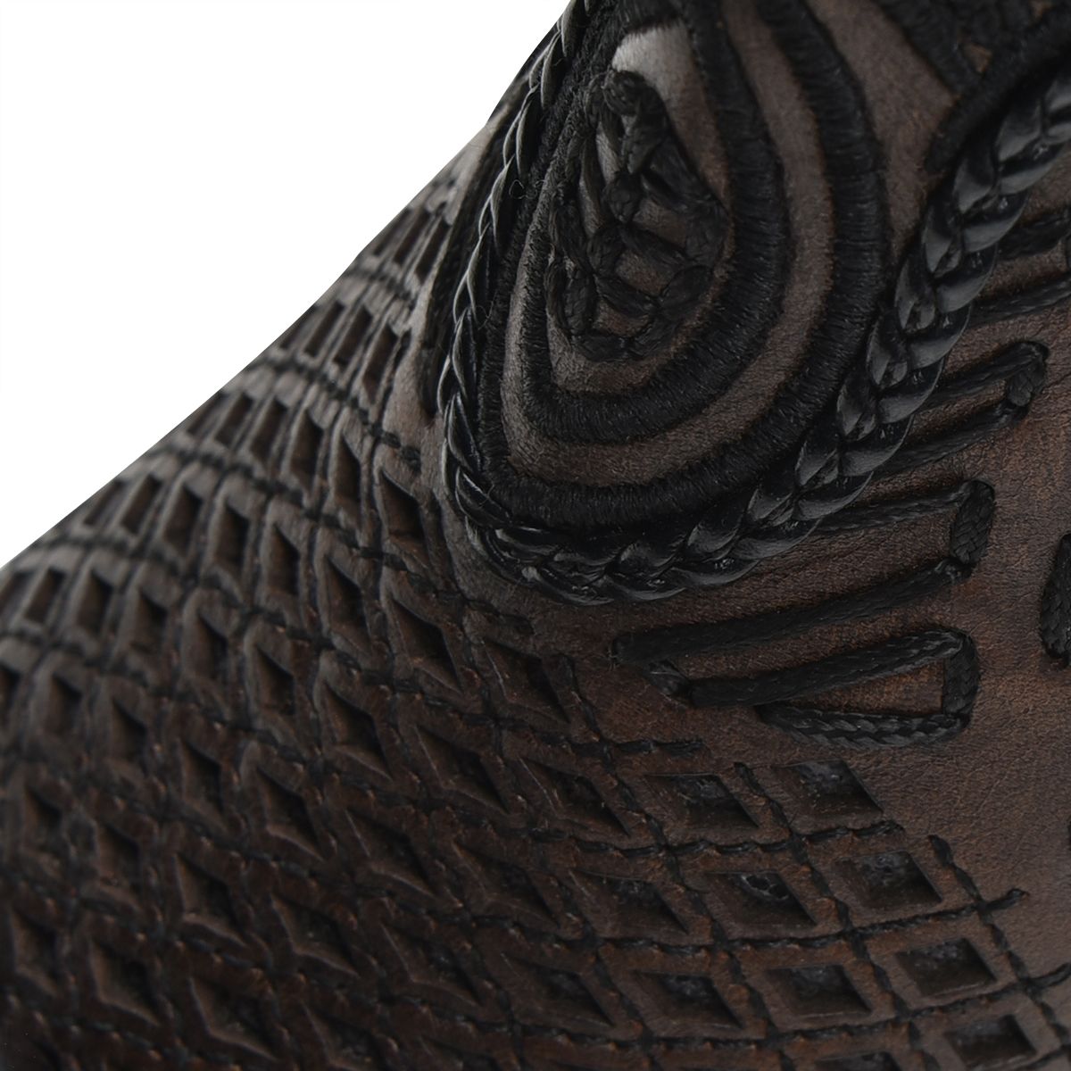 Maple Shading Lazer & Embroidery & Woven Boots