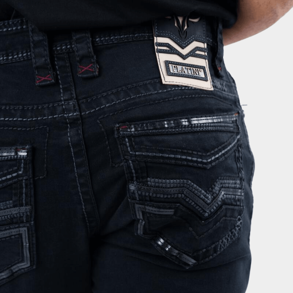 Holt Black Straight Leg Jeans